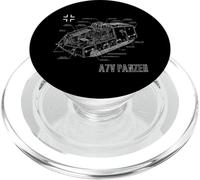 World War 1 German Tank A7V Blueprint PopSockets PopGrip for MagSafe