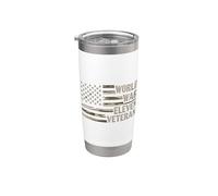 World War 11 Eleven Veteran Funny Stainless Steel Insulated Tumbler