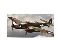 World War 2 Aircraft Airplane 2-Standard-Scale-2_00x Print Birthday Decorations Backdrop Banner, Party Photo Booth Background Decor Sign