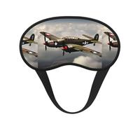 World War 2 Aircraft Airplane 2-Standard-Scale-2_00x Print Sleep Mask,Eye Mask,Breathable Sleeping Mask for Travel,Camping,Shift Work