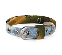 World War 2 Aircraft Airplane Dog Collar Adjustable Soft and Comfortable Puppy Collars with Metal Buckle Pet Collar for Small Medium Pet