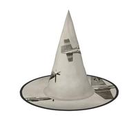 World War 2 Aircraft Airplane Halloween Witch Hat Halloween Costumes For Women Men Witch Hats Fancy Dress