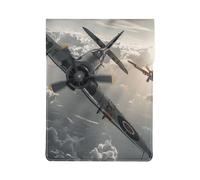 World War 2 Aircraft Airplane Printed Laptop Sleeve Bag 13-Inch - Leather Laptop Sleeve Case Shockproof Protective Computer Cover Bag