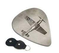 World War 2 Aircraft Airplane Set Of 6 Guitar Plectrums For Acoustic Guitar, Electric Guitar, Bass, Ukulele - Thin, Medium And Thick.