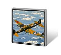 World War 2 Aircraft Airplane Square Lapel Pins Backpack Pin Cute Brooch Decoration Brooches for Women Men Fashion Button Badges for Hat Backpacks Purses Jackets Shirt Suit