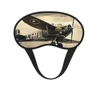World War 2 Aircraft Airplane01 Print Comfort Eye Mask for Sleeping Light Blocking Nap for Travel Yoga Camping Night Rest