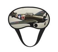 World War 2 Aircraft Airplane02 Print Eye Mask for Sleeping Sleep Mask Soft Comfort Eye Shade Blackout Eye Mask Travel Camping