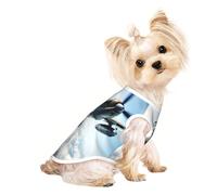 World War 2 Aircraft Airplane1 Print Dog Shirt Summer Pet T-Shirts Stretchy Cats Dogs Tee Shirt Sleeveless Tank Top Dog Vest
