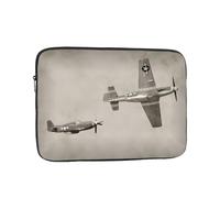 World War 2 Aircraft All Over Print Laptop Sleeve Slim Protective Computer Case Portable Zipper Notebook Cover Carrying Bag 15 inch