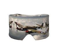 World War 2 Airplane Print Eye Shade Cover for Nap Travel Yoga,Eye Cover Blindfold Travel Office Nap Airplane