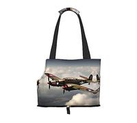 World War 2 Airplane print Puppy Carrier Walking Dog Bags Pets Dogs Carrier Bags for small Dogs and Cat and Rabbit