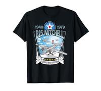 World War 2 American Aircraft WWII B-25 Mitchell Bomber T-Shirt