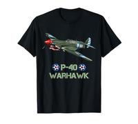 World War 2 American Curtiss P-40 Warhawk T-Shirt