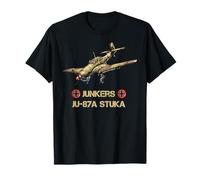 World War 2 German Aircraft Junkers JU-87A Fighter Bomber T-Shirt