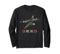 World War 2 German Aircraft ME 262 Fighter Jet Long Sleeve T-Shirt