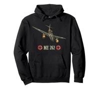 World War 2 German Aircraft ME 262 Fighter Jet Pullover Hoodie