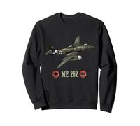 World War 2 German Aircraft ME 262 Fighter Jet Sweatshirt