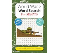 World War 2 Word Search Puzzle Book for Misfits: Word Search with Easy to Read Print about WW2, World War, War and much more| 6x9 inches, 110 pages| 50+ ... Free Times, Office work and Brain Training