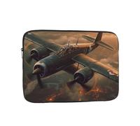 World War Aircraft Laptop Case Sleeve 10 inch Laptop Bag Shockproof Computer Carrying Cover Protective Notebook Case