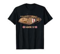 World War British Tank Mark IV Male WW1 Gift T-Shirt