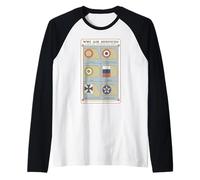 World War I Aircraft Plane Air Service Insignia Marks Raglan Baseball Tee