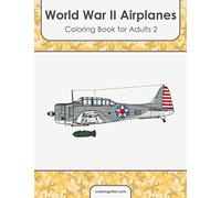 World War II Airplanes Coloring Book for Adults 2
