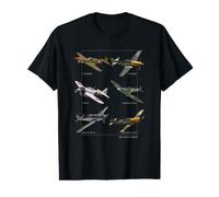 World War II Fighter Planes Warbirds Value Graphic T-Shirt