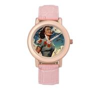 World War II Pin Up Women Women's Wrist Watch Fashion Alloy Quartz Watch with Strap Easy to Read