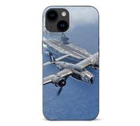 World War II Plane Flying Over The Ocean Phone Case Cover Compatible with iPhone 15/15 plus/15 Pro/15 Pro Max Protective Shell