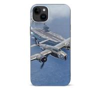 World War II Plane Flying Over The Ocean Phone Case Cover Compatible with iPhone 15/15 plus/15 Pro/15 Pro Max Protective Shell