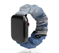 World War II Plane Flying Over The Ocean Scrunchie Watch Band Strap Wristbands Compatible with IWatch 42mm/44mm