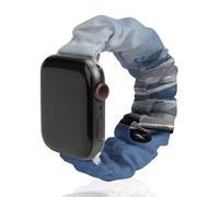 World War II Plane Flying Over The Ocean Scrunchie Watch Band Strap Wristbands Compatible with IWatch 38mm/40mm