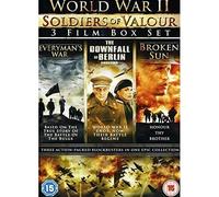 World War II - Soldiers of Valour (3 Disc Boxset) - Everyman's War, The Downfall of Berlin & Broken Sun [DVD]