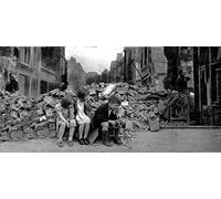 World War II - The Blitz Backdrop - 270 x 120cm - Vinyl Banner - Classroom/Home Display Banner, Roleplay, Pretend Play