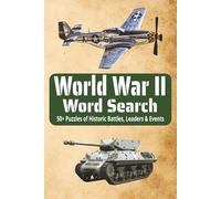 World War II Word Search: Word Search Puzzles with Easy to Read Print about military terms, historical events, wartime topics and more | 6x9 inches, ... Gift for Vacations, Holidays and Relaxation