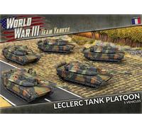 World War III: Team Yankee - Leclerc Tank Platoon (x5 Plastic)