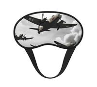 World War Sleep Mask for Side Sleeper, Blackout Eye Mask for Women Men, Zero Pressure Sleeping Masks Soft Breathable Eye Cover Comfortable Blindfold Eyeshade for Night Sleep