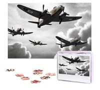 World War Wooden Puzzles 1000 Pieces Personalized Jigsaw Puzzle For Adults Interesting Custom Photo Puzzles Gift For Holiday Birthday Wedding Anniversay