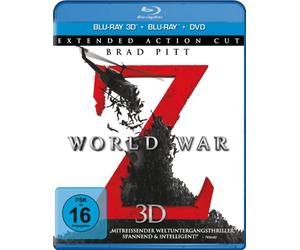 World War Z: Blu-ray 3D + 2D + DVD / Extended Action Cut