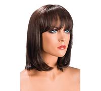 World Wigs Brown Mid-Length Bob Wig/With Bangs
