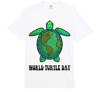 World Wildlife Day Let's Save The Turtle Cool Turtles Design Comfort Colors Adult Heavyweight T-Shirt
