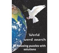 world word search: Around the world word serach,50 puzzles with solutions