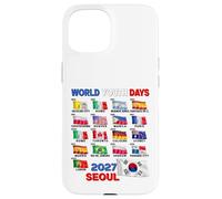 World Youth Day History WYD 2027 Seoul Case for iPhone 15