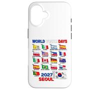 World Youth Day History WYD 2027 Seoul Case for iPhone 16