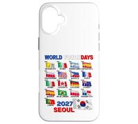 World Youth Day History WYD 2027 Seoul Case for iPhone 16 Plus