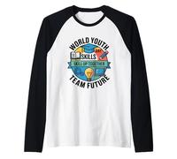 World Youth Skills Day Skill Up Together Team Raglan Baseball Tee