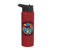 World Youth Skills Day Skill Up Together Team Stainless Steel Insulated Water Bottle