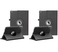 WorldBiz Case for iPad 10.2 inch Fit 9th Generation 2021 / 8th Generation 2020 / 7th Generation 2019-360 Degree Rotating Case Cover For iPad 10.2'' With Auto Sleep Wake (Black) (Pack of 2)