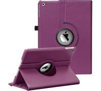 WorldBiz Case For iPad - 10.2 inch, Fit iPad 8-9th Generation - 360 Degree Rotating Case Cover With Auto Sleep Wake (Purple)