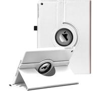 WorldBiz Case for iPad 10.2 inch Fit iPad 9th Generation 2021 / iPad 8th Generation 2020 / iPad 7th Generation 2019-360 Degree Rotating Case Cover For iPad 10.2'' With Auto Sleep Wake (White)